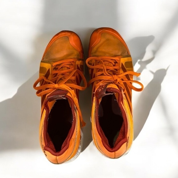 Adidas Orange Field Hockey Turf Shoes LUX size M7 W8 - Picture 4 of 8